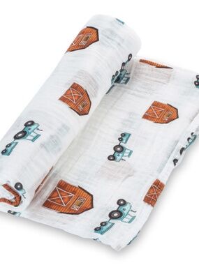 NWT LollyBanks Muslin Swaddle Blanket